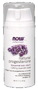 Progesterone Cream w/Lavender (3 oz) NOW Foods